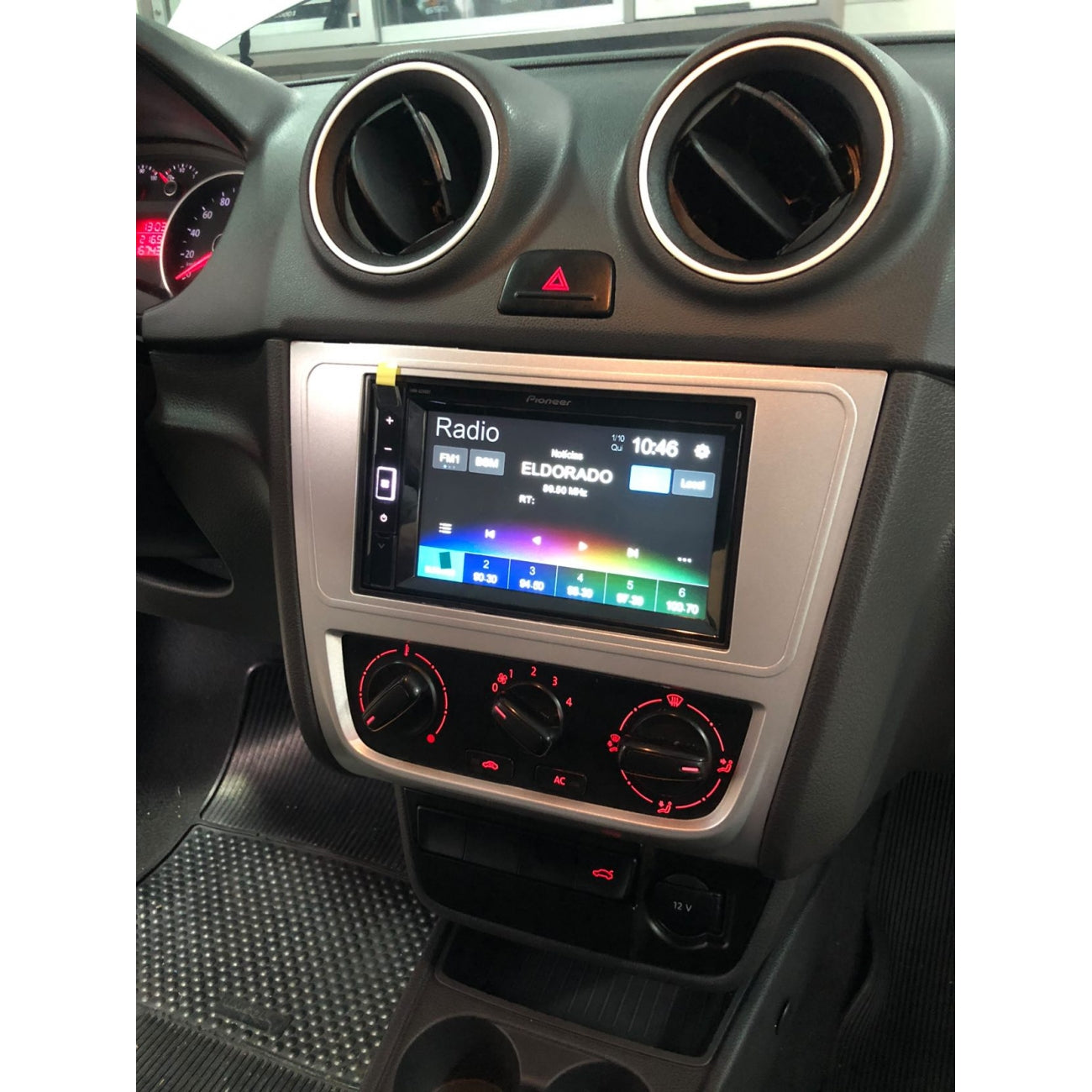 MOLDURA 6.8 E 7 VW GOL, SAVEIRO E VOYAGE G6 PRATA