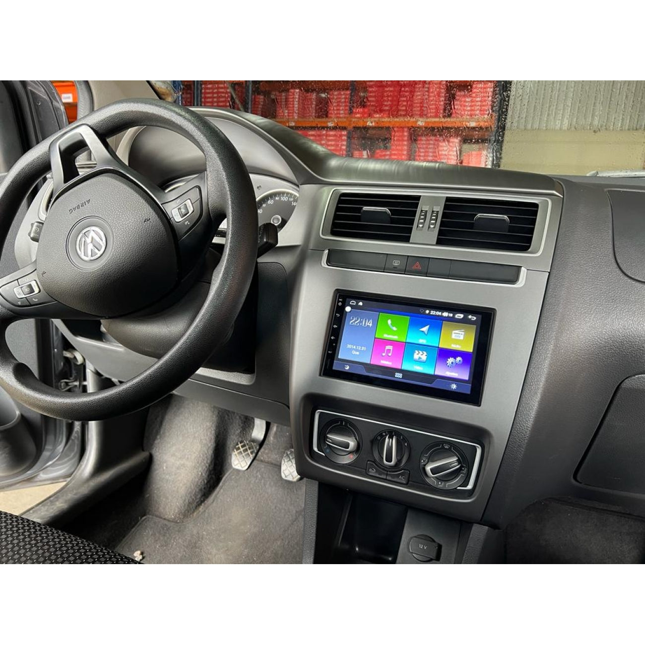 MOLDURA 6.8 E 7 VW FOX- SPACEFOX- SPACECROSS- CROSSFOX G3 PRETO