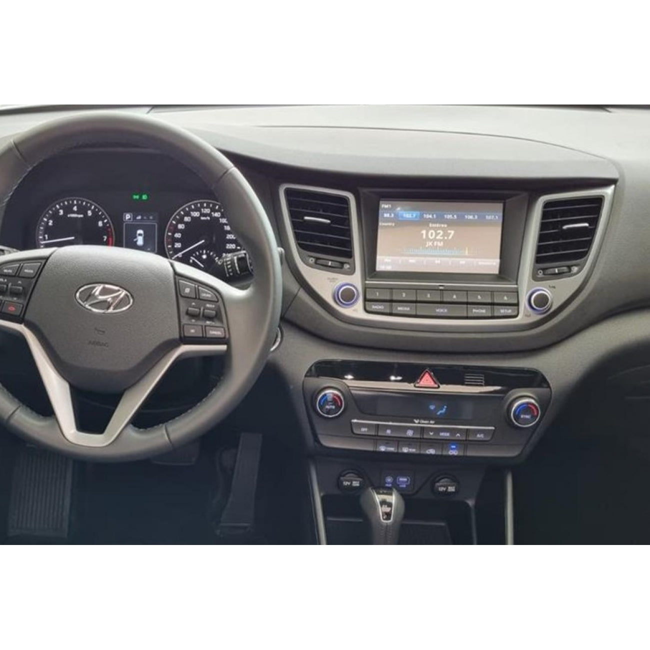 MOLDURA 6.8 E 7 HYUNDAI TUCSON G3 2016-2022 GRAFITE