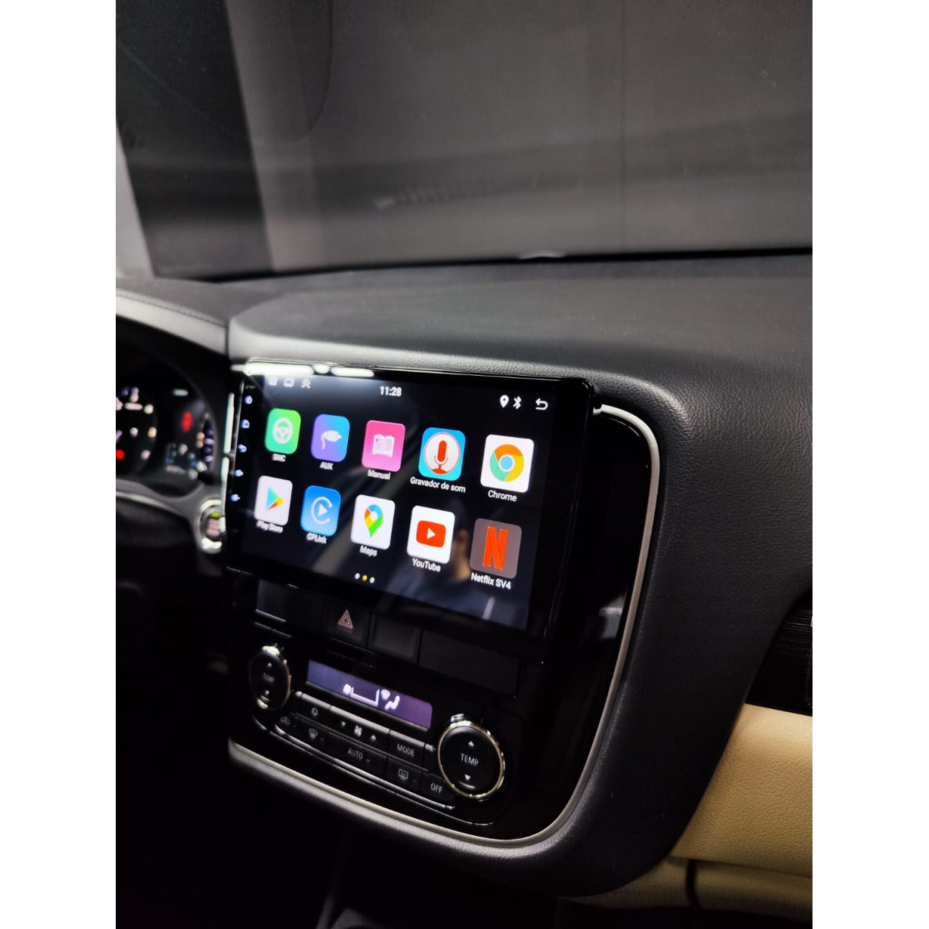 MOLDURA 9 MITSUBISHI OUTLANDER 2016-2021 BLACK PIANO