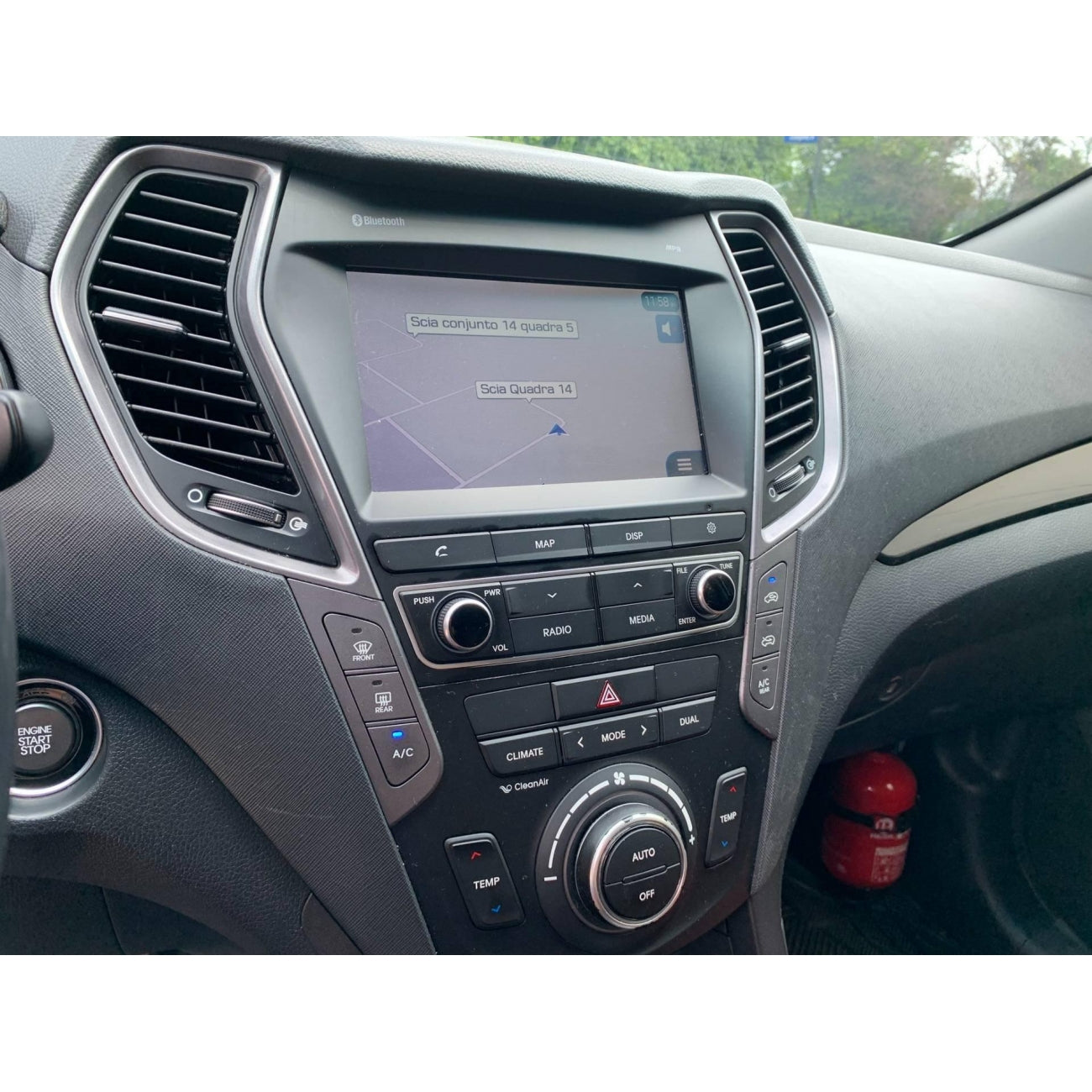 MOLDURA 9 HYUNDAI SANTA FÉ G3 2013-2018 PRETO