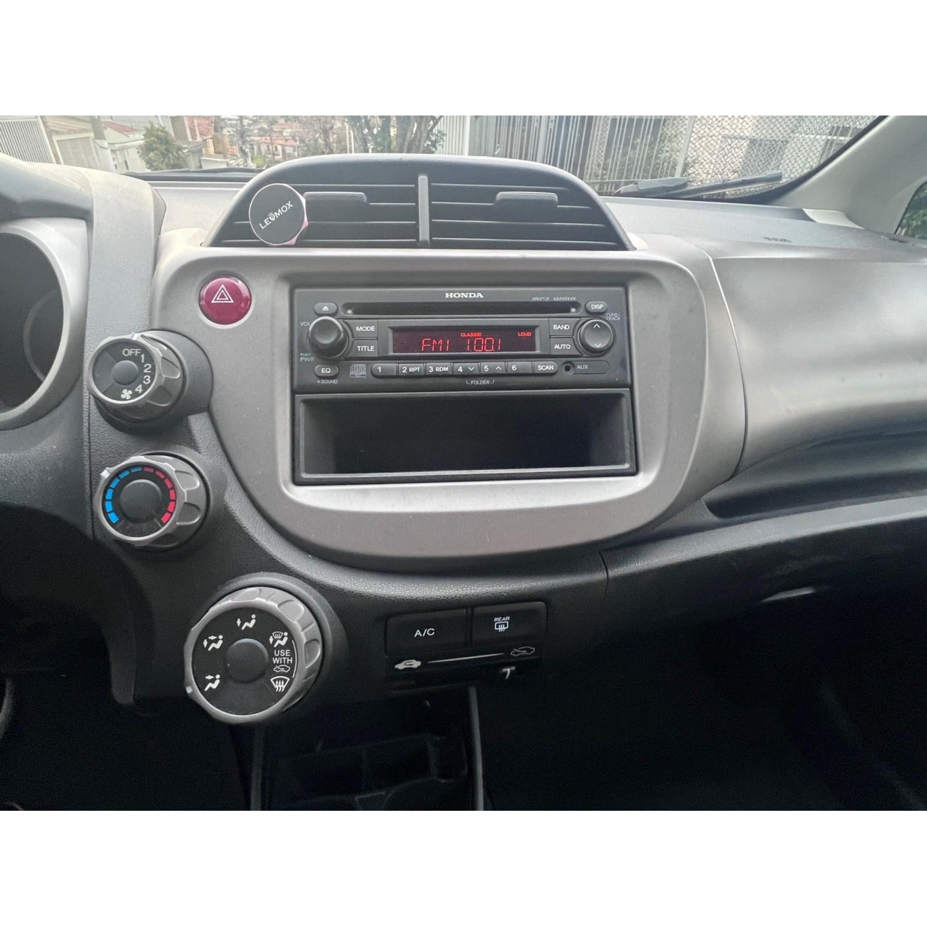 MOLDURA 9 E 7 HONDA FIT G2 2009-2014 GRAFITE