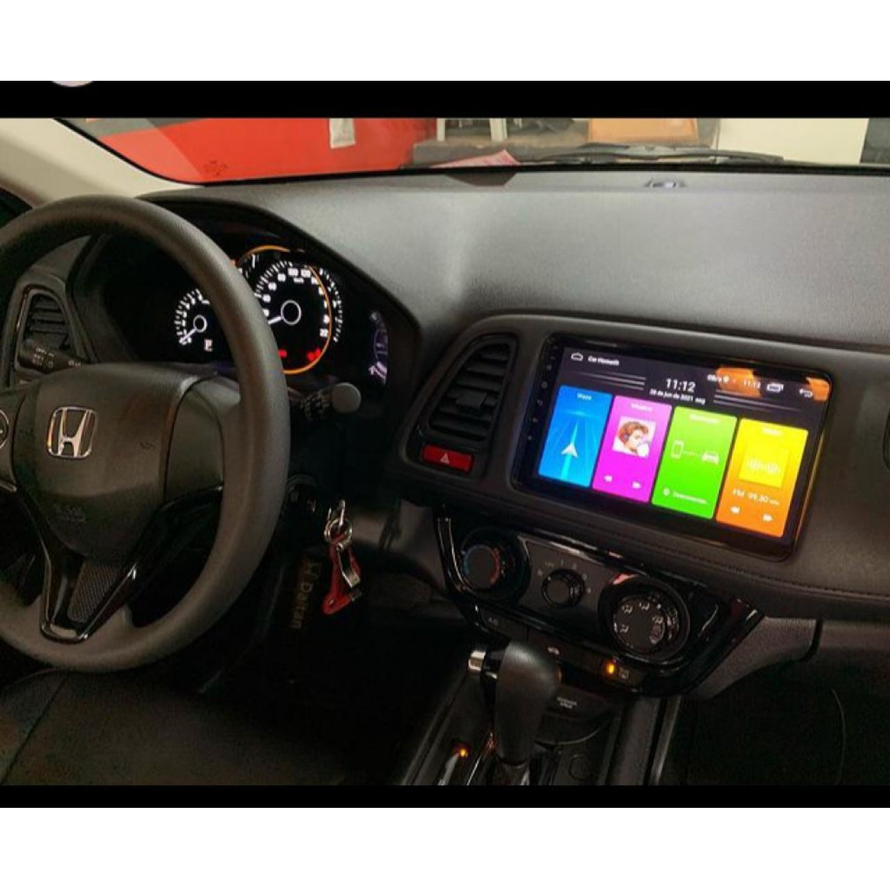 MOLDURA 9 HONDA HR-V 2015-2021 BLACK PIANO