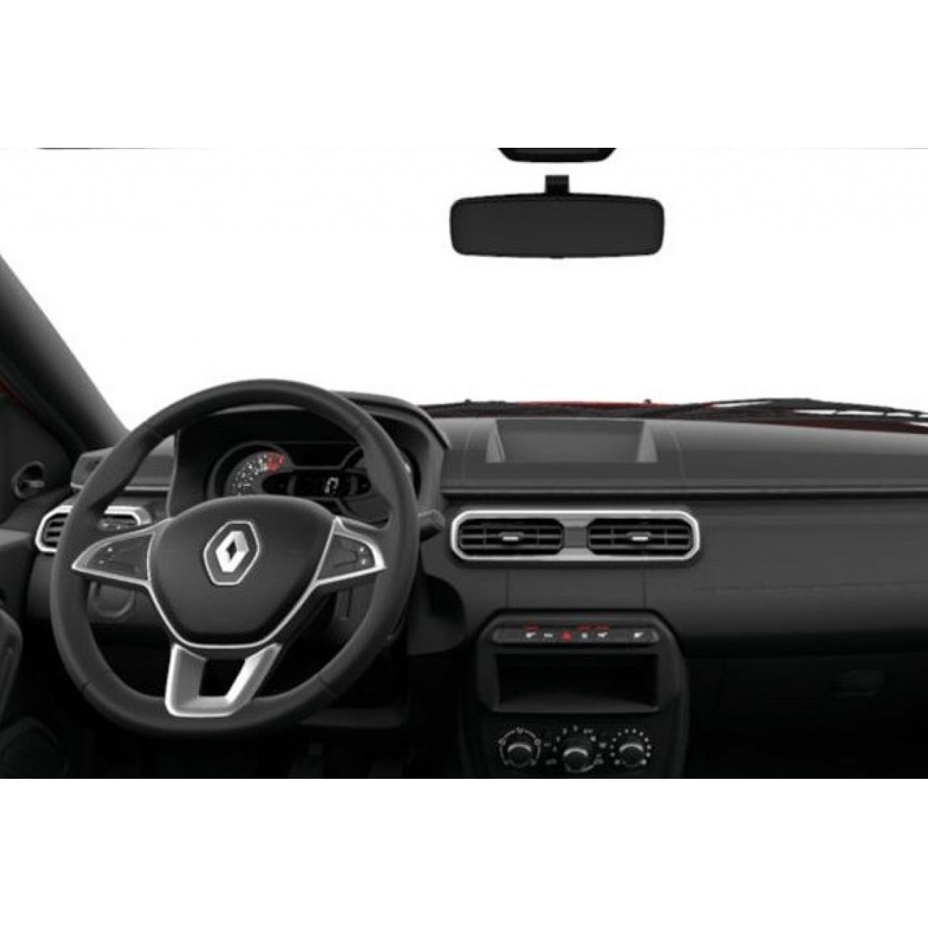 MOLDURA 9 RENAULT OROCH PRO 2022+ PRETO