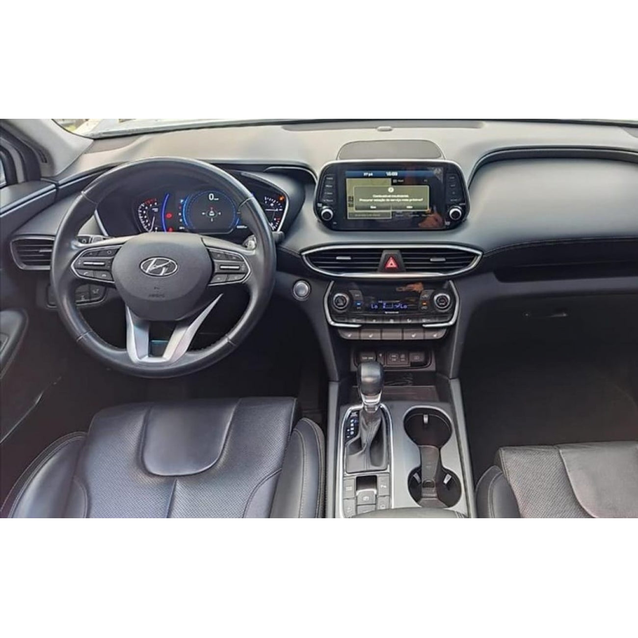 MOLDURA 10.1 HYUNDAI SANTA FÉ G4 2019+ PARA APARELHO SLIM