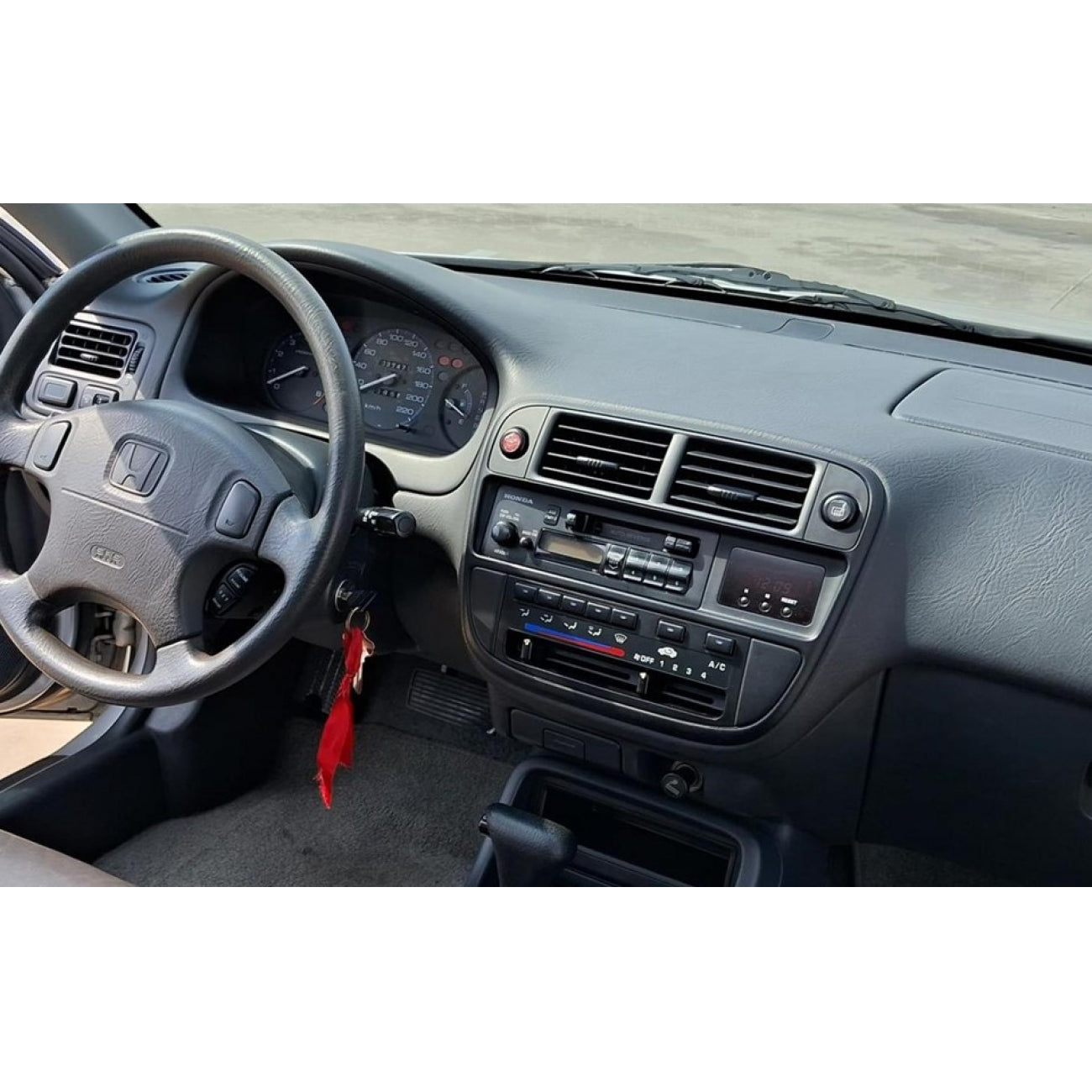 MOLDURA 9 HONDA CIVIC G6 1996-2000 PRETO