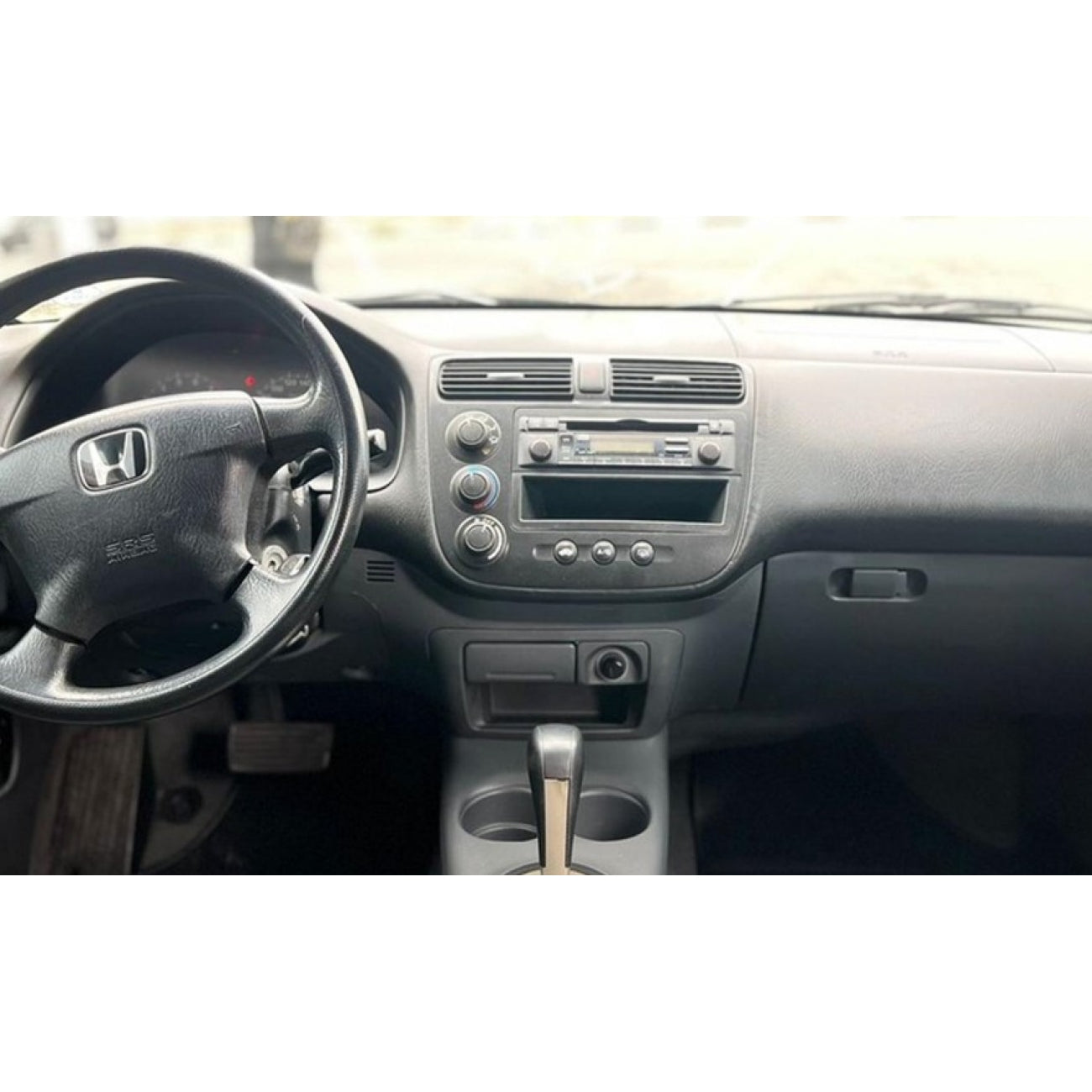 MOLDURA 9 HONDA CIVIC G7 2001-2006 PRETO