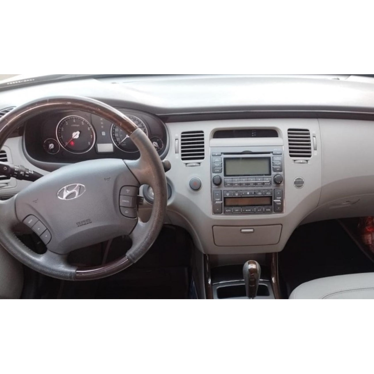 MOLDURA 9 HYUNDAI AZERA G4 2008-2011 PRETO