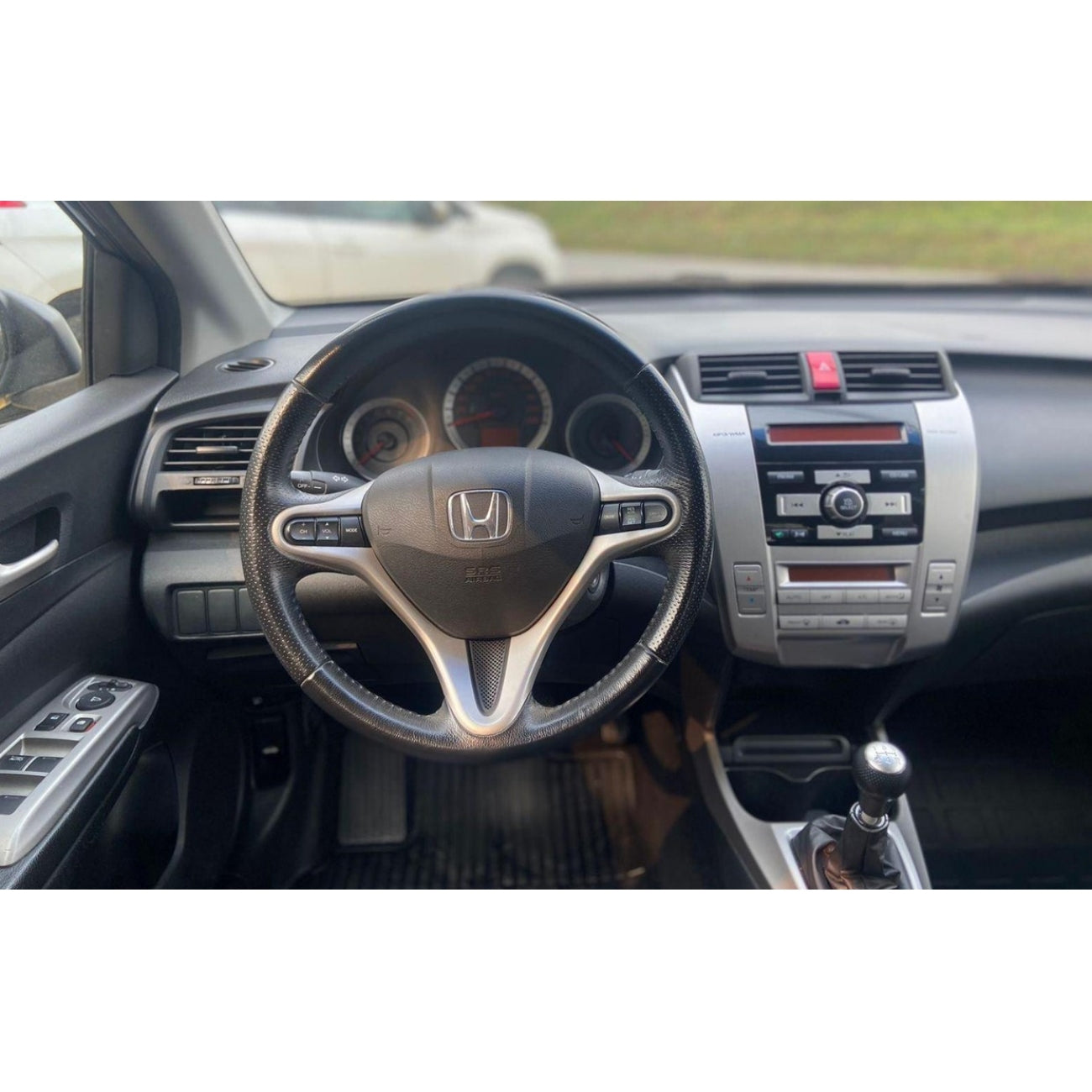 MOLDURA 10.1 HONDA CITY G5 2008-2013 AR DIGITAL PRATA