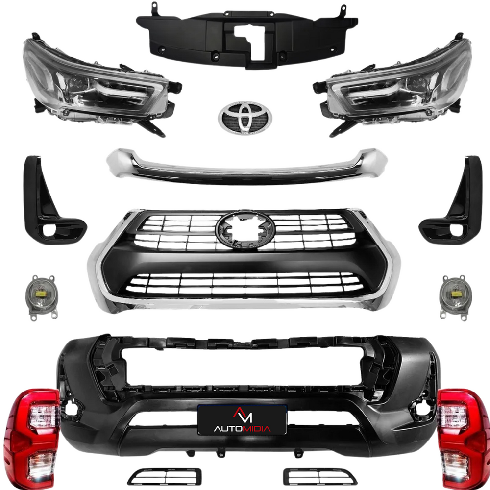 Kit Transformação Toyota Hilux 2016+ para Hilux Srx 2025