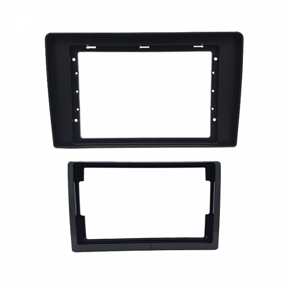 MOLDURA 10.1 E 9 FLUTUANTE VOLVO VM G3 2012+ PRETO