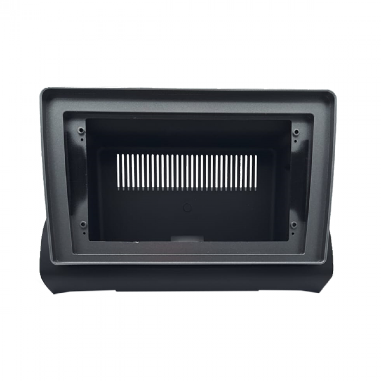 MOLDURA 10.1 FLUTUANTE FIAT ARGO 2017+ CRONOS 2018+ PRETO FOSCO COM FRISO GRAFITE
