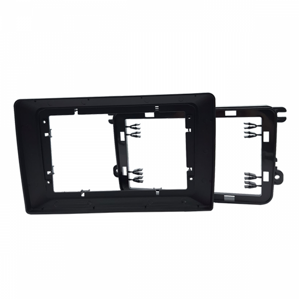 MOLDURA 10.1 FLUTUANTE VW JETTA 2008-2017, AMAROK 2010-2016, FUSCA 2011-2019, TIGUAN 2008-2018, GOL E SAVEIRO G7-G8, PASSAT E VARIANT 2010-2015 PRETO
