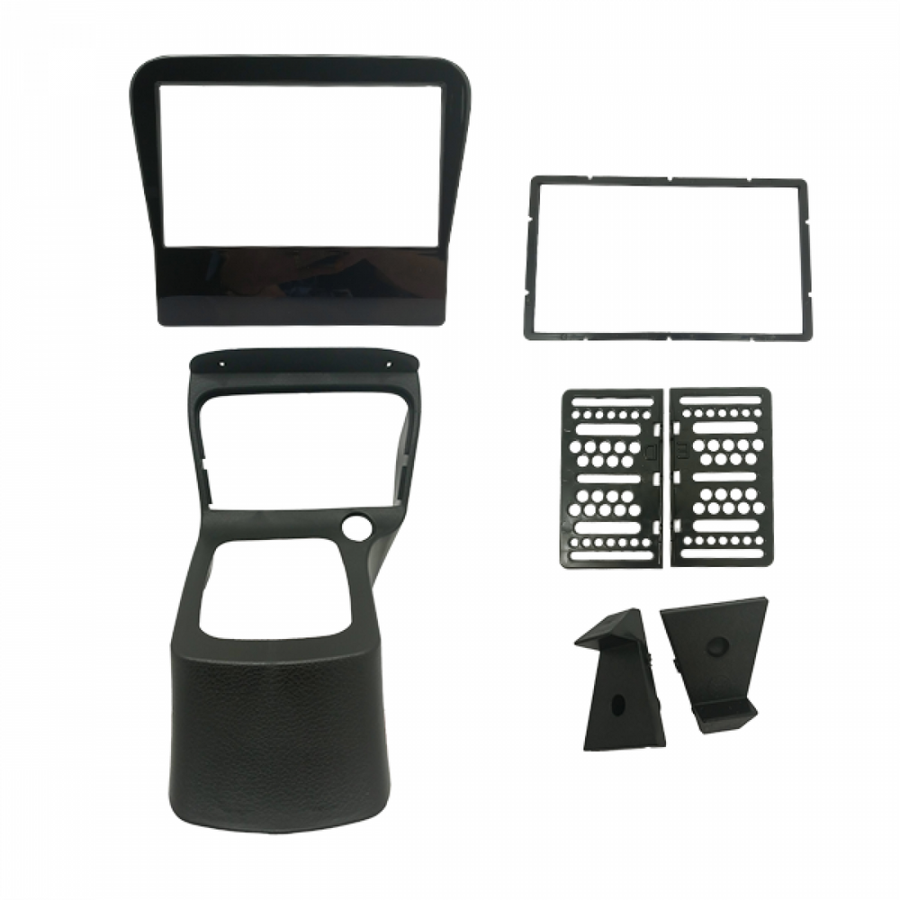 MOLDURA 6.8 E 7 CHEVROLET CELTA G1 2000-2006 COM CONSOLE BLACK PIANO