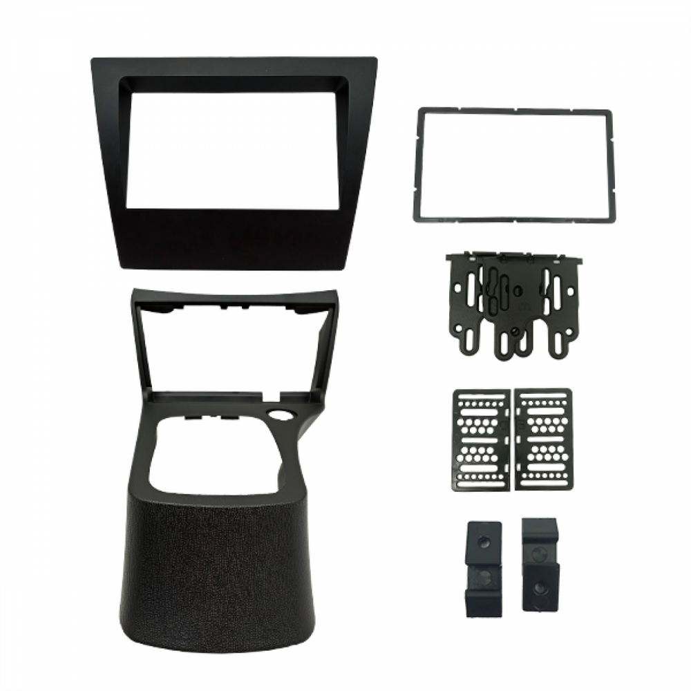 MOLDURA 6.8 E 7 CHEVROLET CELTA G2 2007-2015 E PRISMA 2006-2012 COM CONSOLE PRETO