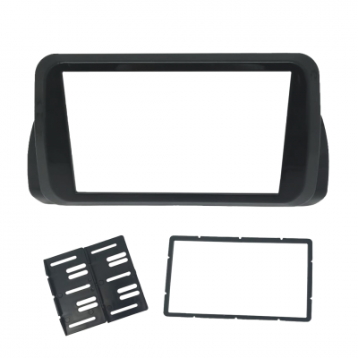 MOLDURA 6.8 E 7 FIAT ARGO 2017 CRONOS 2018 SOMENTE PARA MP5 PRETO