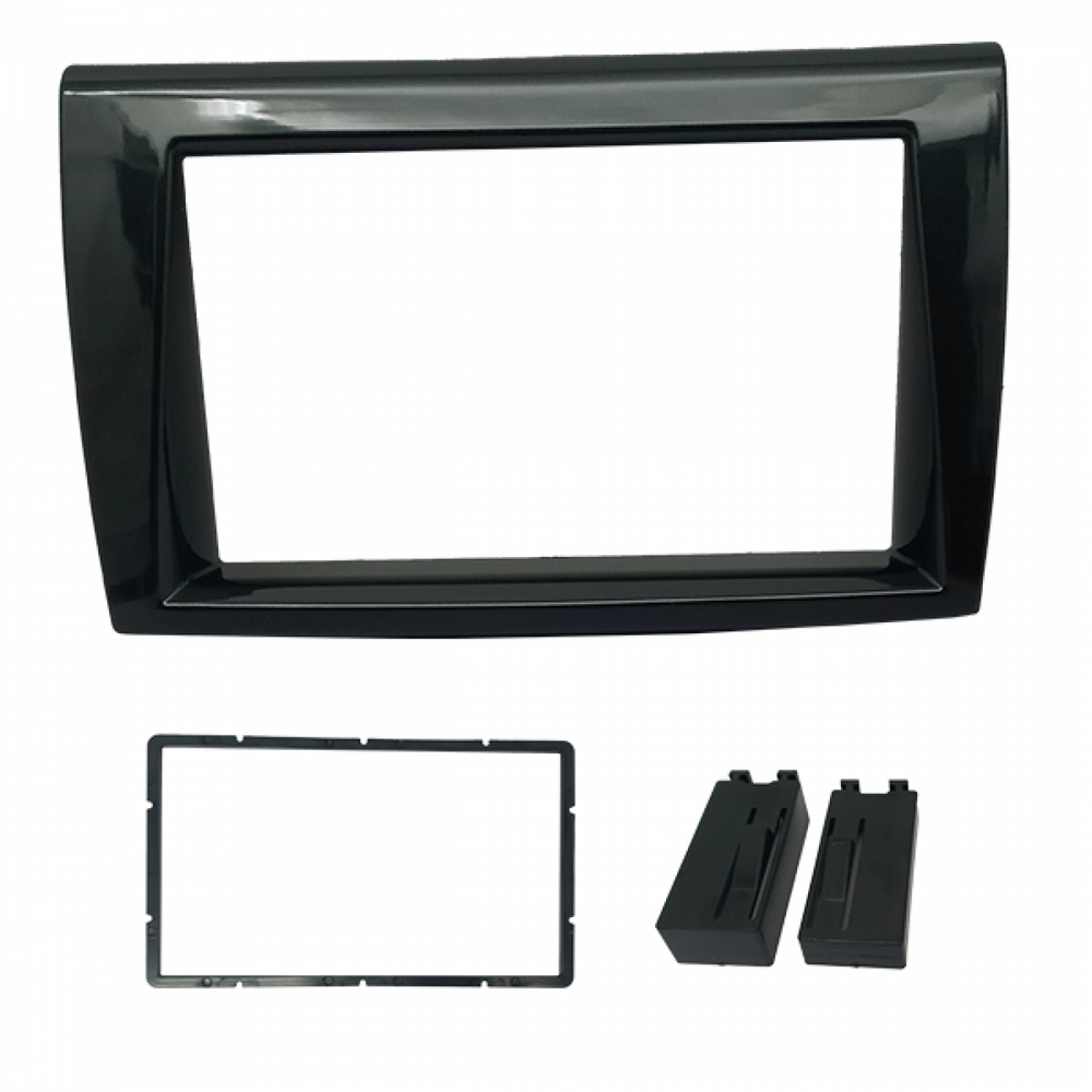 MOLDURA 6.8 E 7 FIAT BRAVO G2 2010-2016 GRAFITE