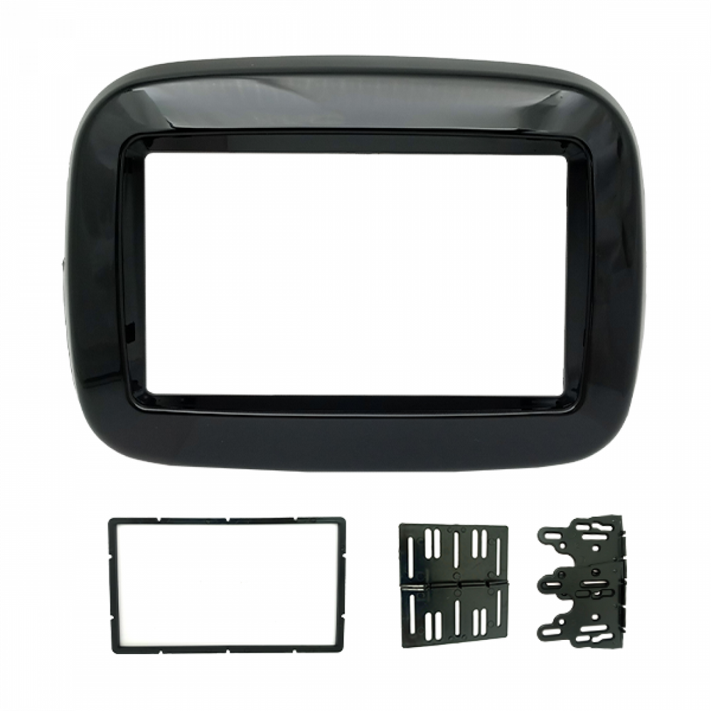 MOLDURA 6.8 E 7 FIAT MOBI BLACK PIANO