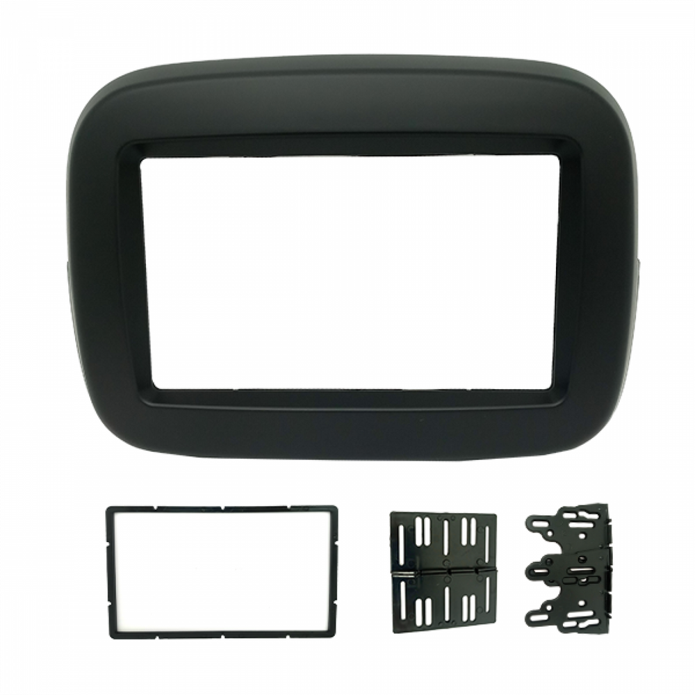 MOLDURA 6.8 E 7 FIAT MOBI PRETO