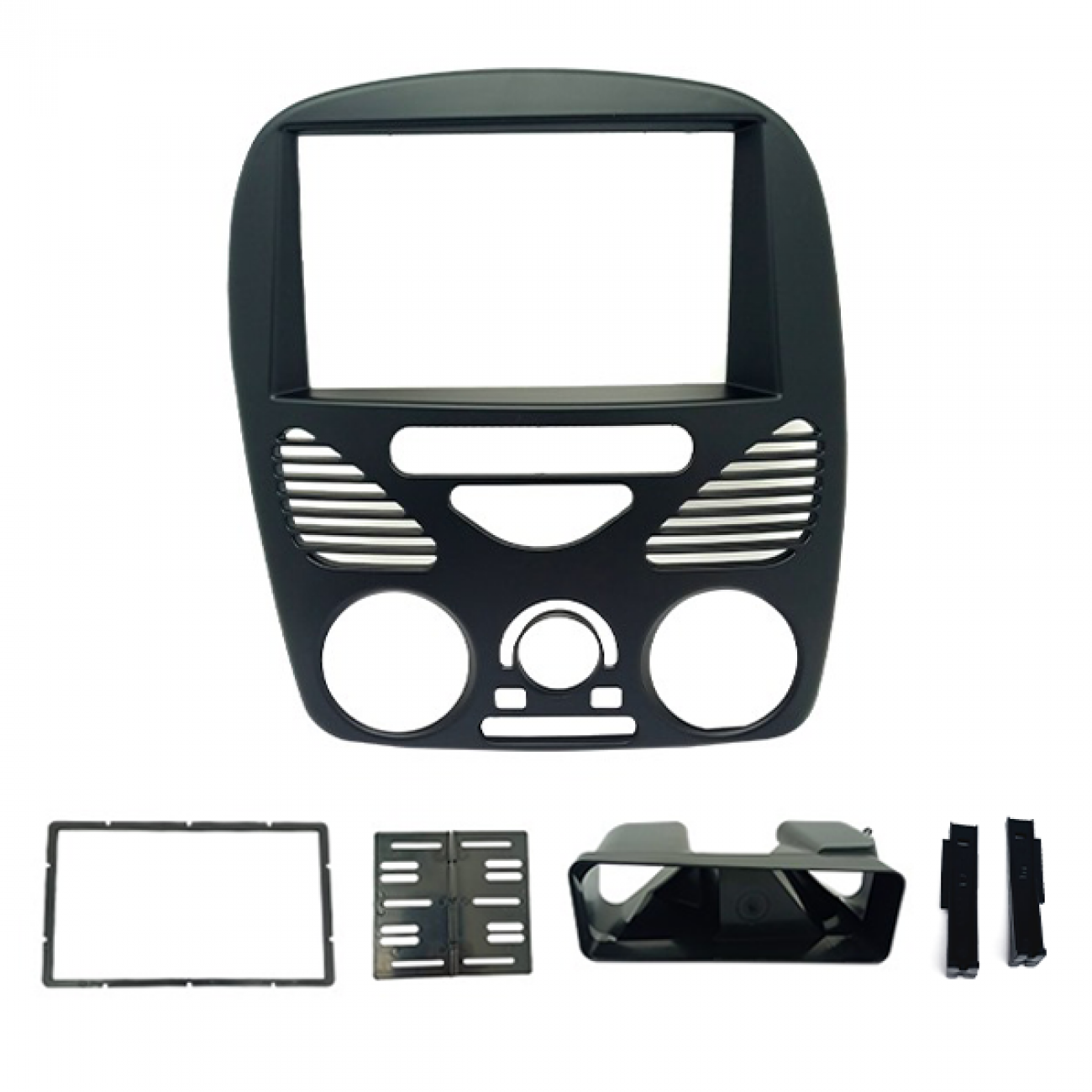 MOLDURA 6.8 E 7 FIAT PALIO- SIENA- STRADA- WEEKEND G2 2002-2014 COM AR PRETO FOSCO