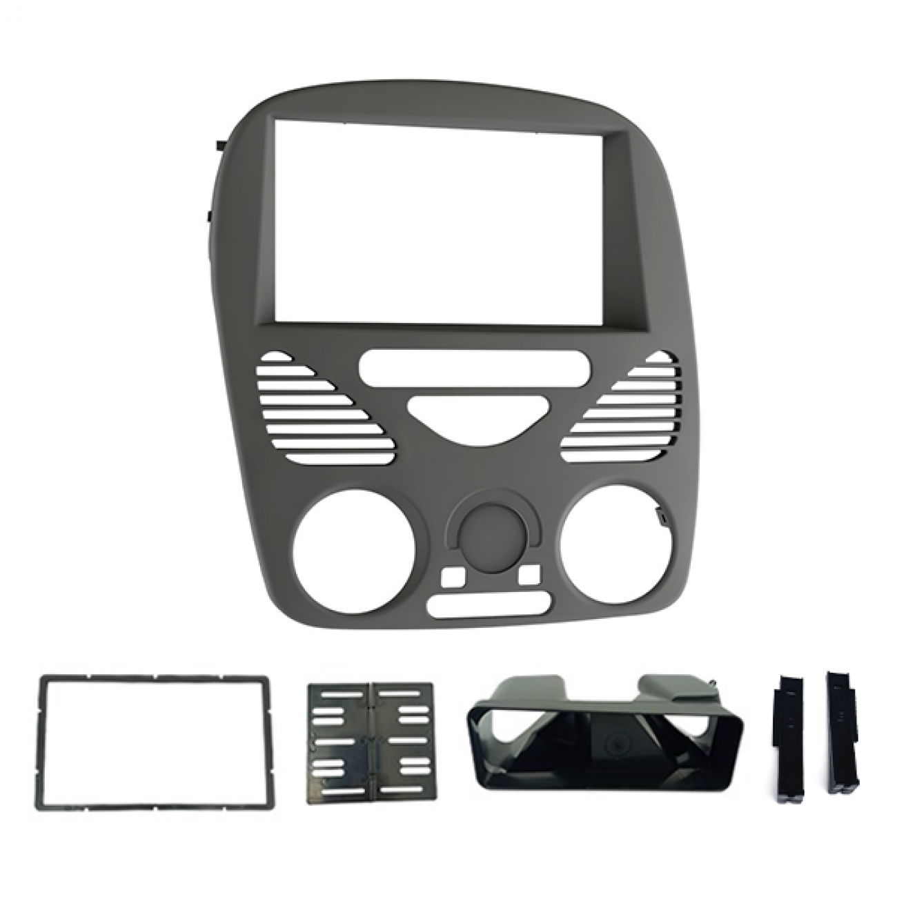 MOLDURA 6.8 E 7 FIAT PALIO- SIENA- STRADA- WEEKEND G2 2002-2014 SEM AR CINZA