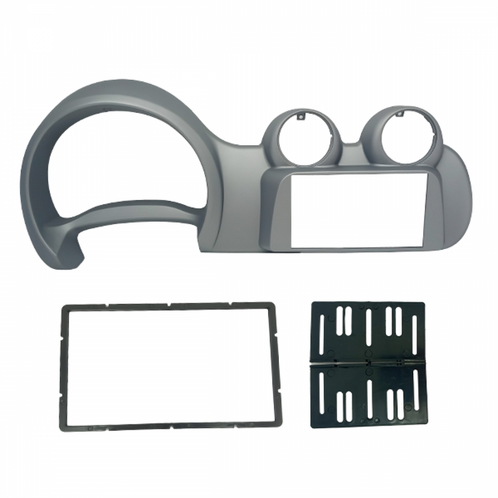 MOLDURA 6.8 E 7 FIAT UNO VIVACE 2010-2016 E FIORINO G3 2014-2021 CINZA