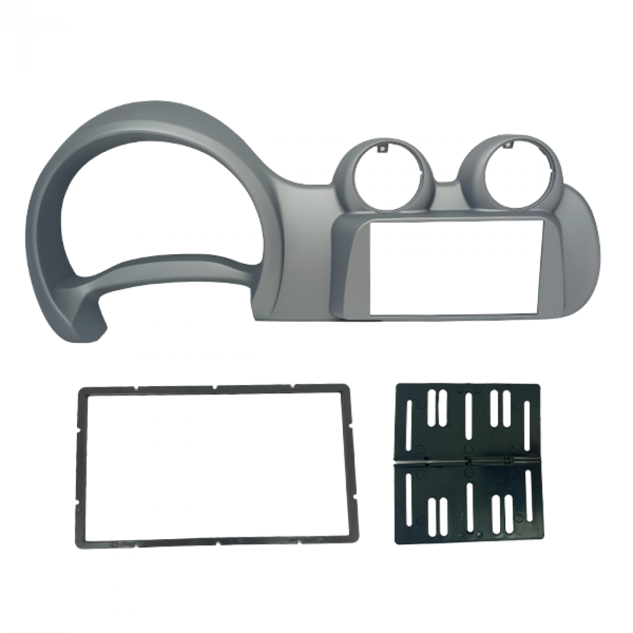 MOLDURA 6.8 E 7 FIAT UNO VIVACE 2010-2016 E FIORINO G3 2014-2021 CINZA