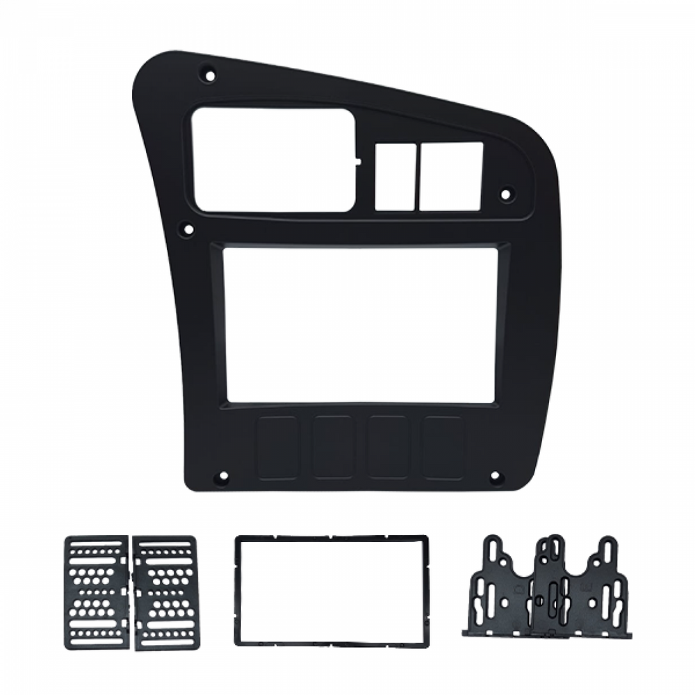 MOLDURA 6.8 E 7 MERCEDES BENZ 712, 914, 1620, 1634, 1938, 2423 PAINEL TECLAS PRETO
