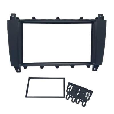 MOLDURA 6.8 E 7 MERCEDES BENZ CLASSE C W203 PRETO