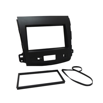 MOLDURA 6.8 E 7 MITSUBISHI OUTLANDER 2008-2013 PRETO