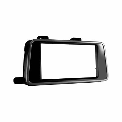 MOLDURA 6.8 E 7 NISSAN VERSA 2021-2023 BLACK PIANO COM FRISO PRATA
