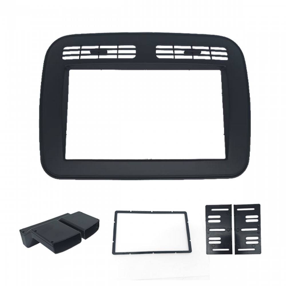 MOLDURA 6.8 E 7 RENAULT CLIO G2 1998-2012 E G3 2013-2016 PRETO