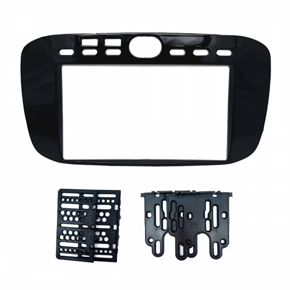 MOLDURA 6.8 FIAT PUNTO 2013-2017 E LINEA 2015-2016 BLACK PIANO