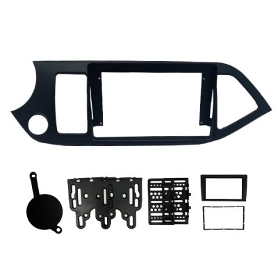 MOLDURA 9 E 7 KIA PICANTO 2011-2017 PRETO