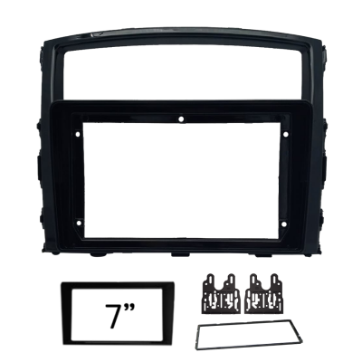 MOLDURA 9 E 7 MITSUBISHI PAJERO FULL 2008-2021 PRETO