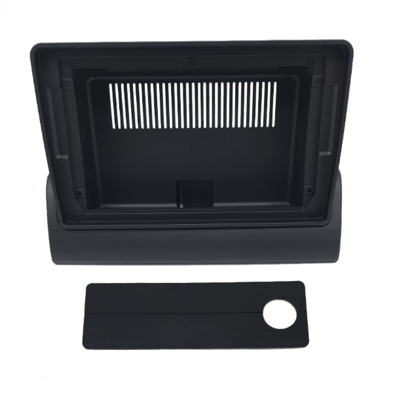 MOLDURA 9 FLUTUANTE FIAT UNO MILLE 1994-2013 FIORINO 1997-2013 ELBA 1994-1996 E PRÊMIO 1994 PRETO