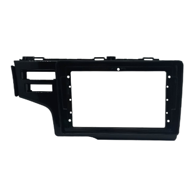 MOLDURA 9 FLUTUANTE HONDA WR-V 2017-2022 E FIT G3 2015-2022 COM BOTÃO AIRBAG DUPLO BLACK PIANO
