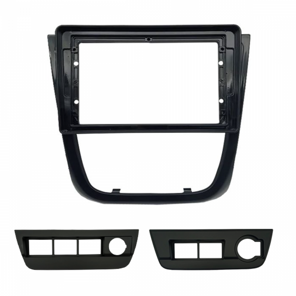 MOLDURA 9 FLUTUANTE VW GOL G5 RALLYE E SAVEIRO CROSS BLACK PIANO