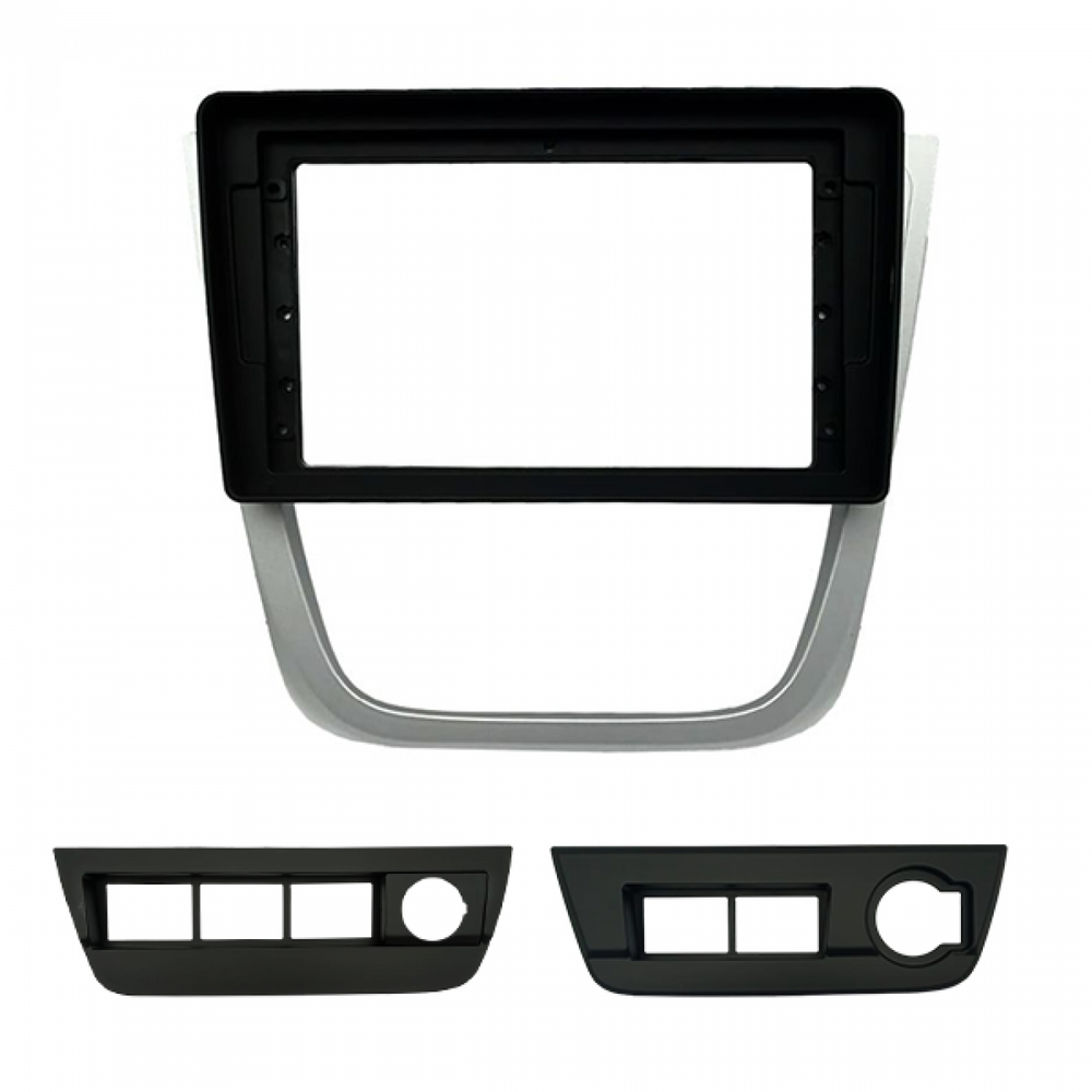MOLDURA 9 FLUTUANTE VW GOL G5 RALLYE E SAVEIRO CROSS PRATA