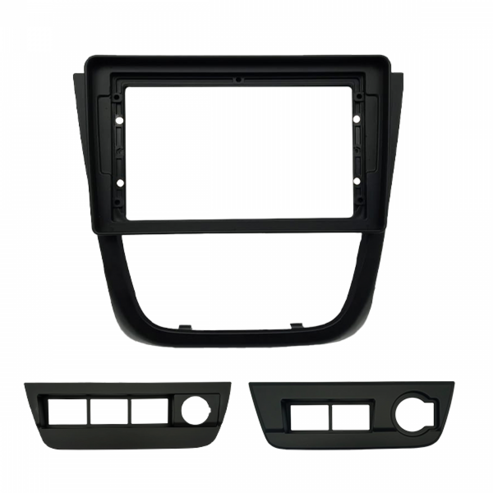 MOLDURA 9 FLUTUANTE VW GOL G5 RALLYE E SAVEIRO CROSS PRETO
