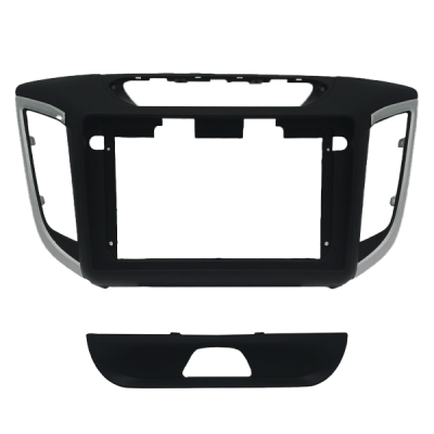 MOLDURA 9 HYUNDAI CRETA 2014-2021 PRETO COM FRISO ORIGINAL