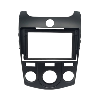 MOLDURA 9 KIA CERATO 2010-2012 AR ANALÓGICO PRETO FOSCO