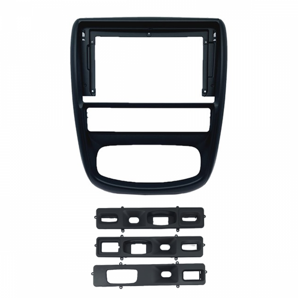 MOLDURA 9 RENAULT DUSTER G1 2011-2015 PRETO