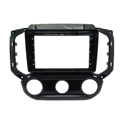 MOLDURA 9 FLUTUANTE GM S10 2016 AR ANALÓGICO BLACK PIANO
