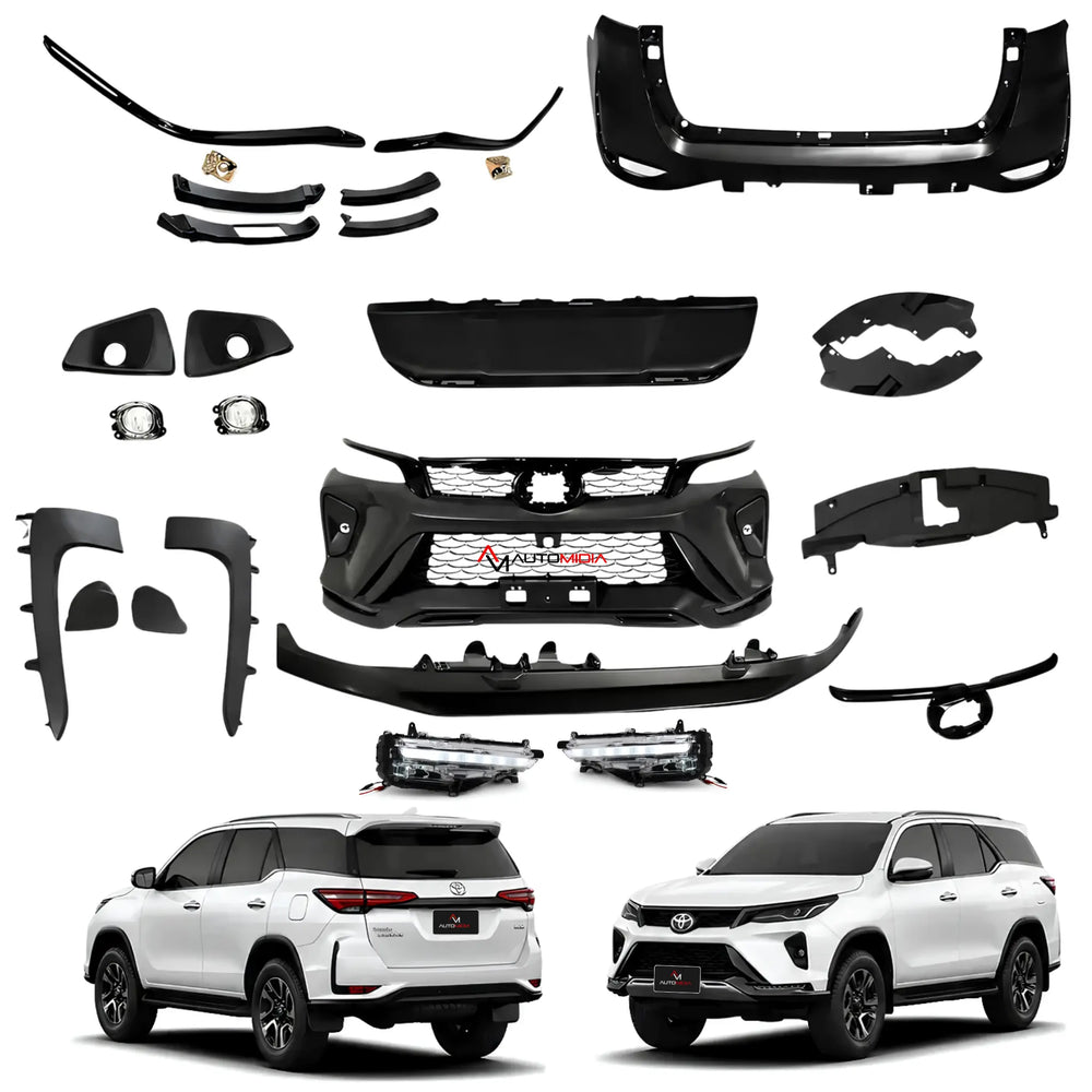 Body kit Transformação Toyota SW4 Platinum 2026 com DRL