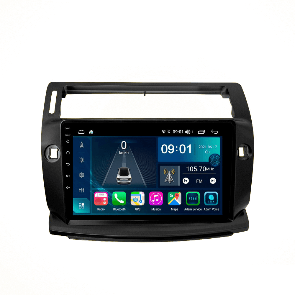 Central Multimidia Citroen C4 2007 a 2014 Cartronic