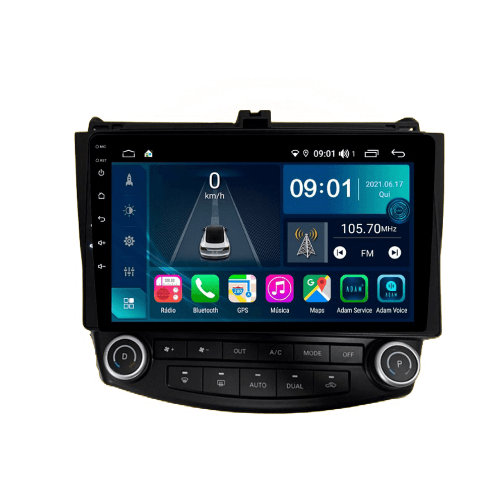 Central Multimidia Honda Accord 2000 a 2007 Cartronic