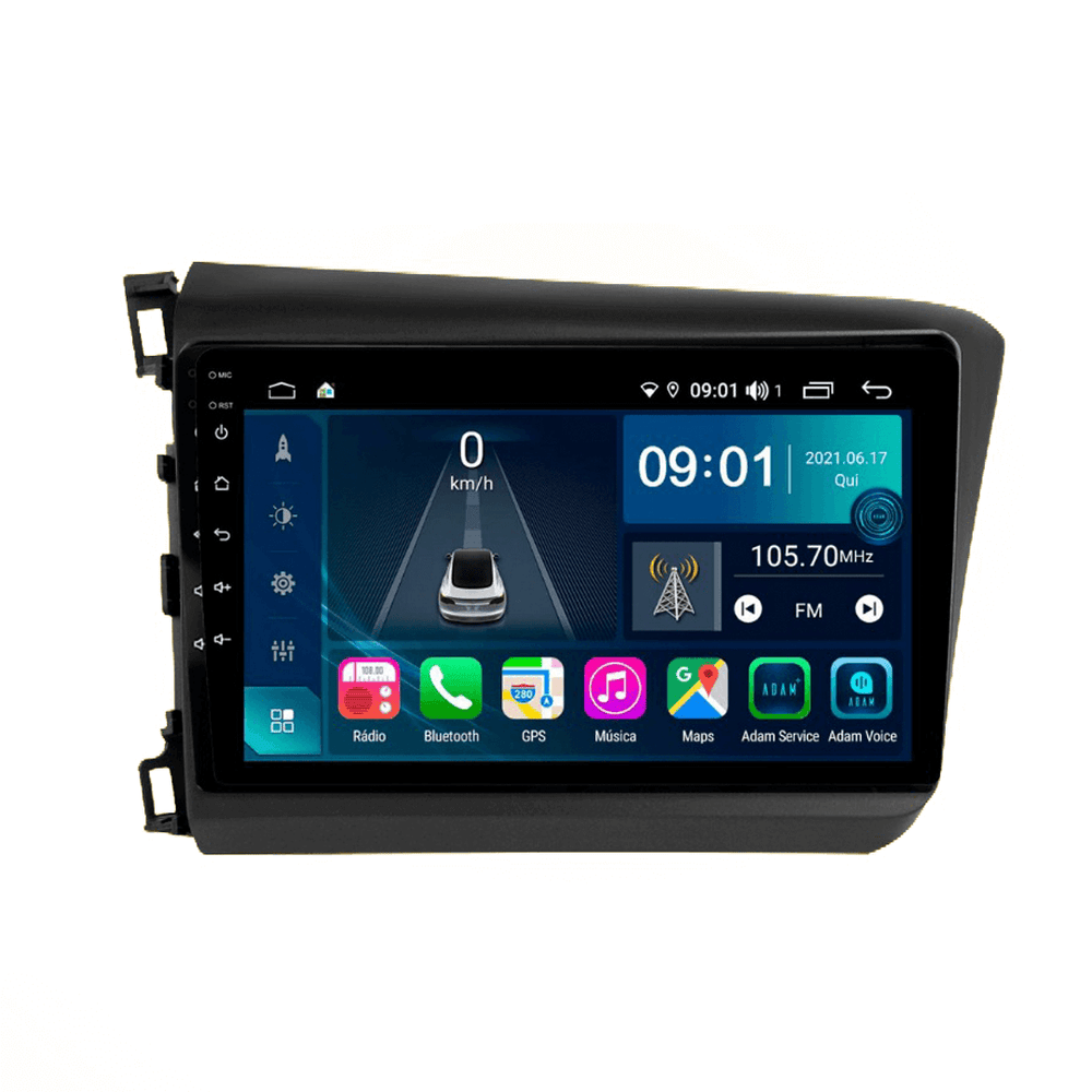 Central Multimidia Honda Civic G9 2012 a 2016 Cartronic