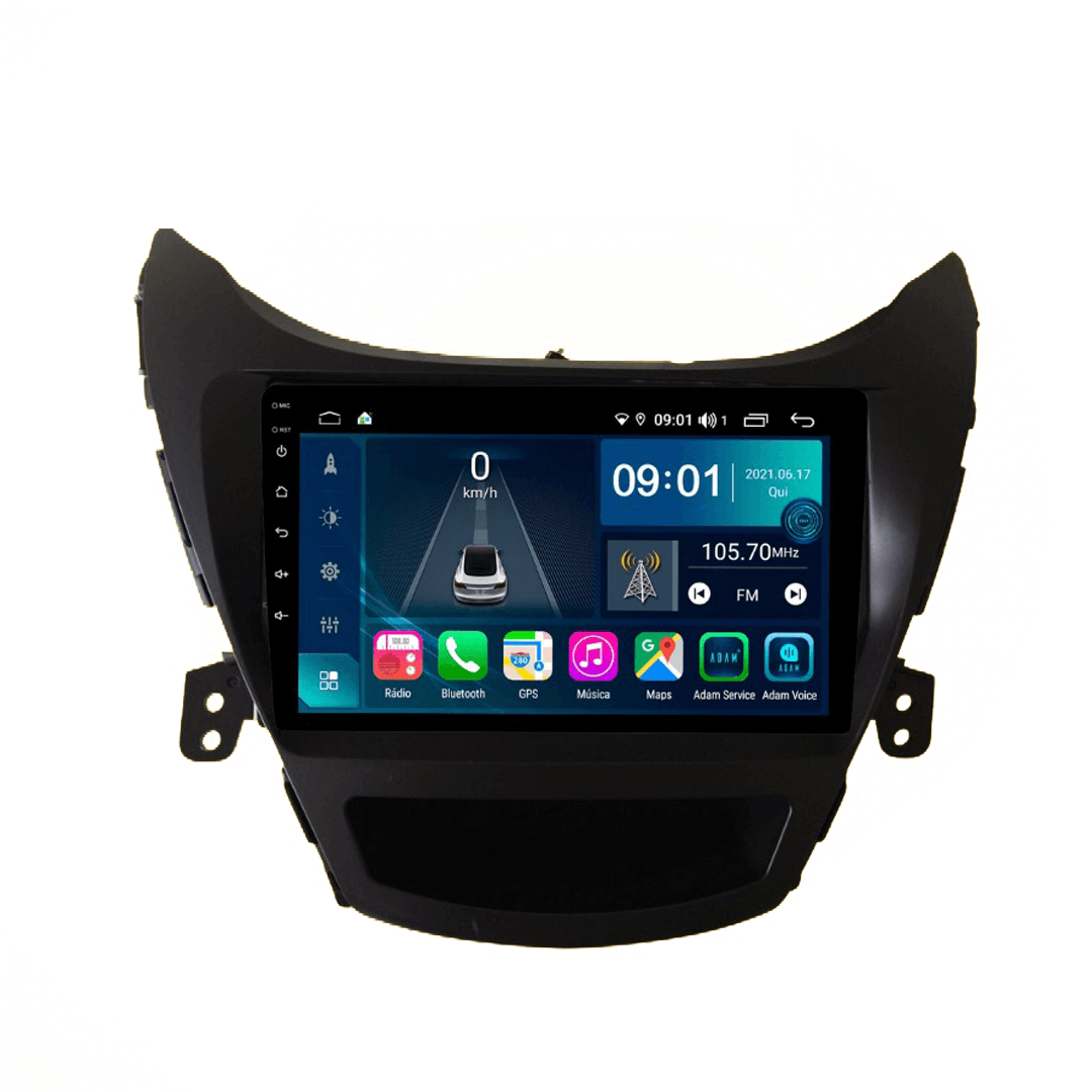 Central Multimidia Hyundai Elantra 2010 a 2013 Cartronic OCTACORE