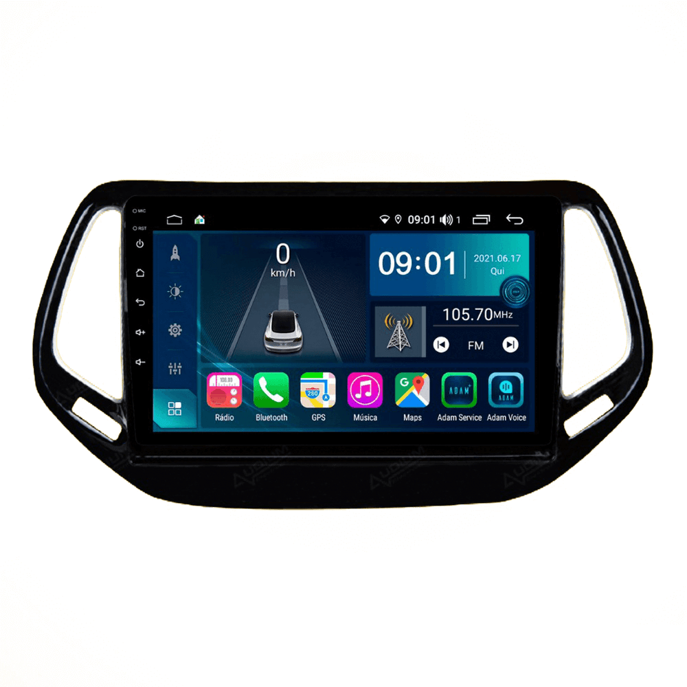 Central Multimidia Jeep Compass 2016 a 2021 Cartronic